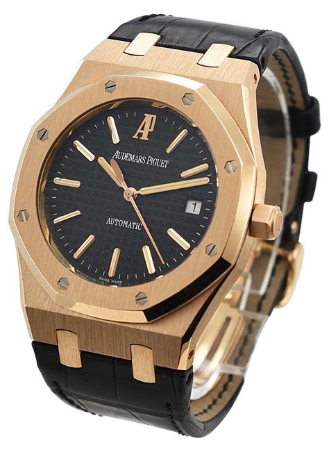 Audemars Piguet Royal Oak Selfwinding Rose Gold 39mm Black 